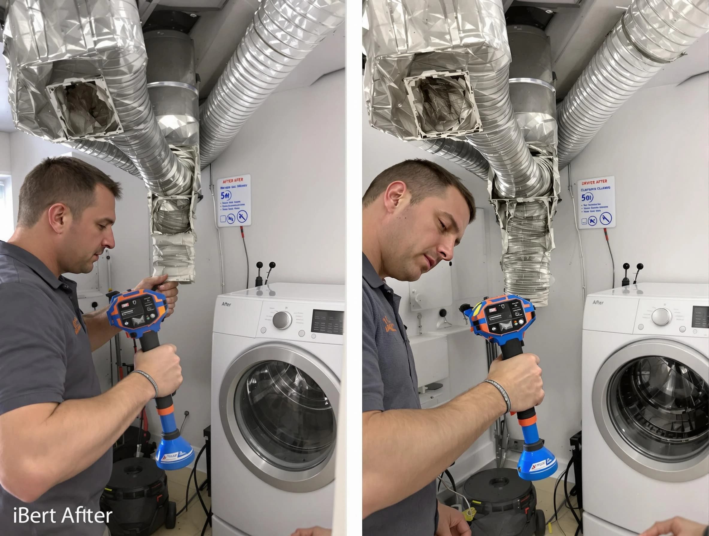 Professional clogged vent cleaning by Peters Dryer Vent Cleaning in Peters