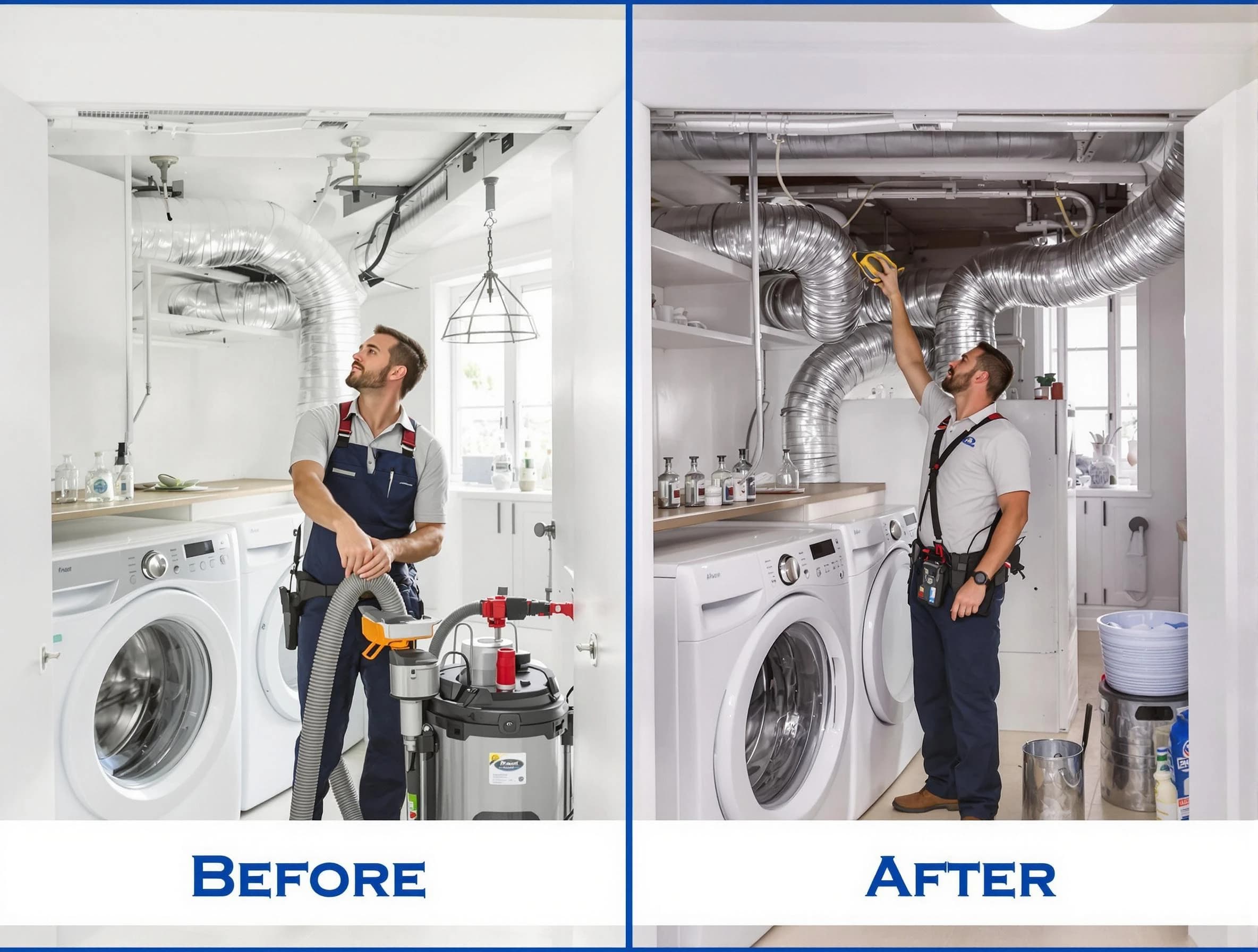 Expert gas dryer vent cleaning by Peters Dryer Vent Cleaning in Peters