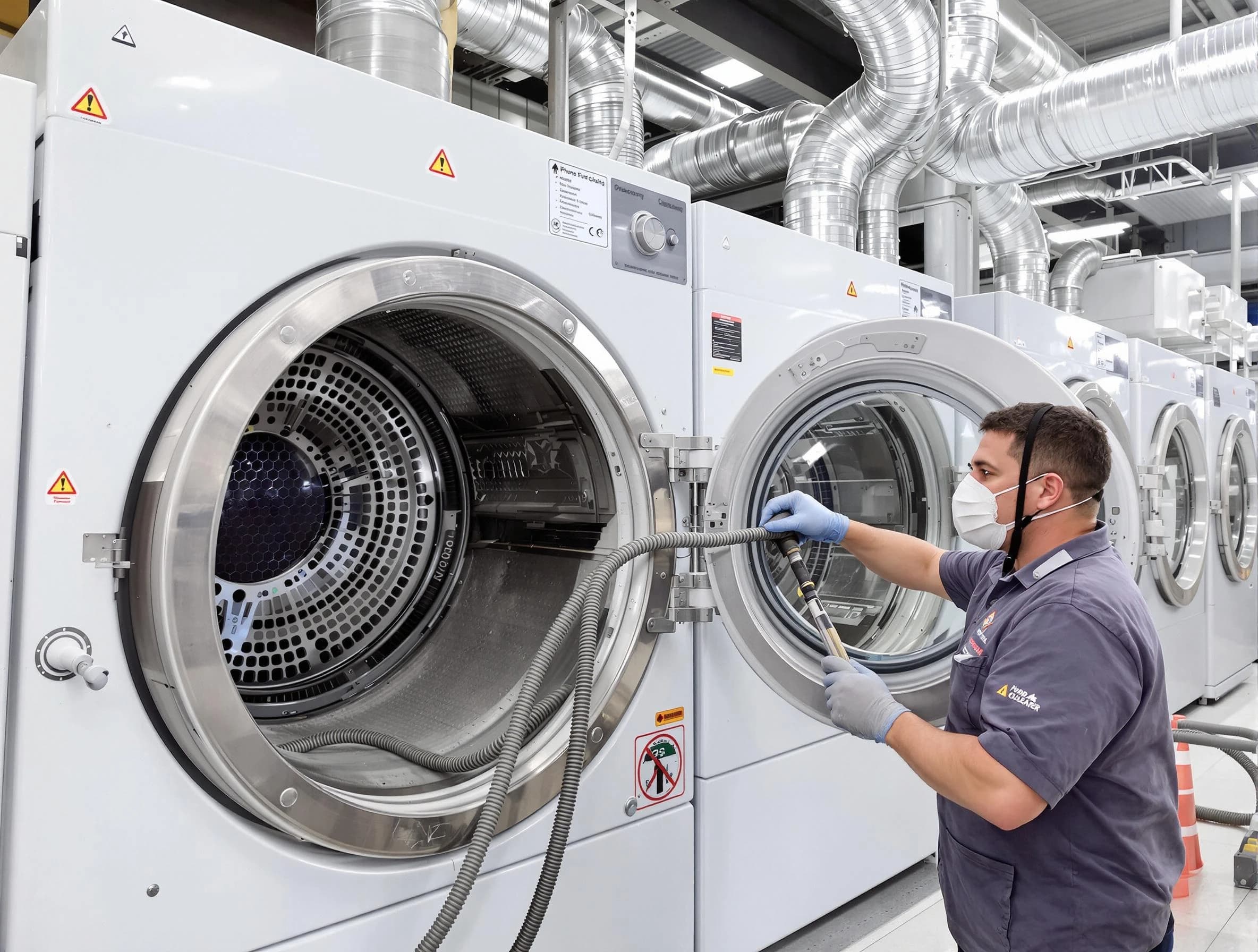 Industrial-grade dryer vent cleaning by Peters Dryer Vent Cleaning in Peters