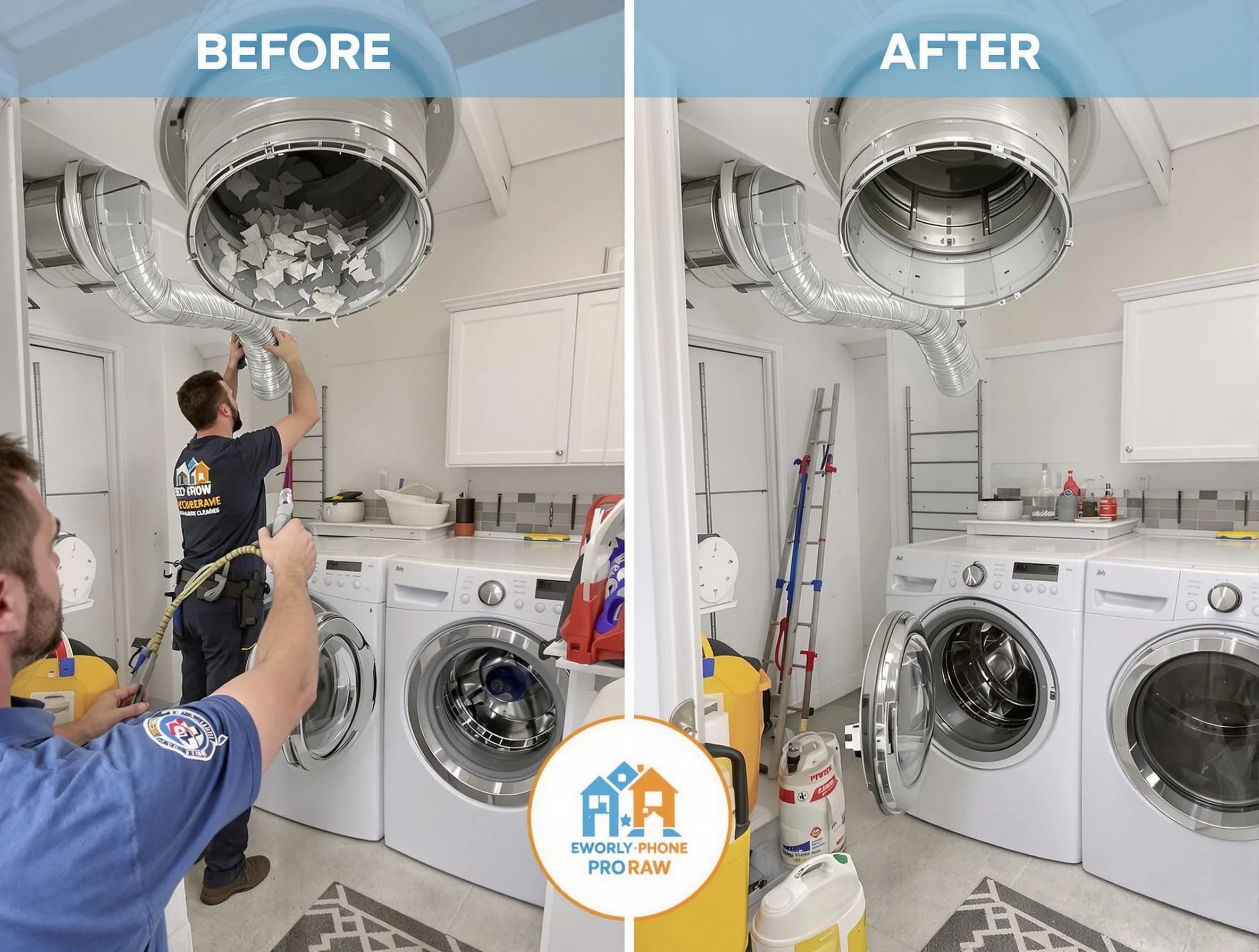 Residential dryer vent cleaning by Peters Dryer Vent Cleaning in Peters